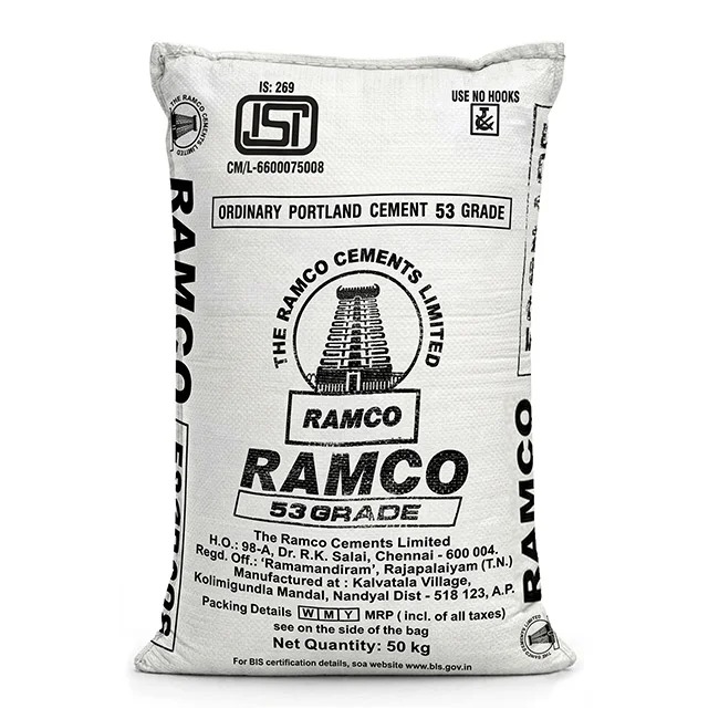 Ramco Cement OPC 53 Grade, 50 Kg Bag